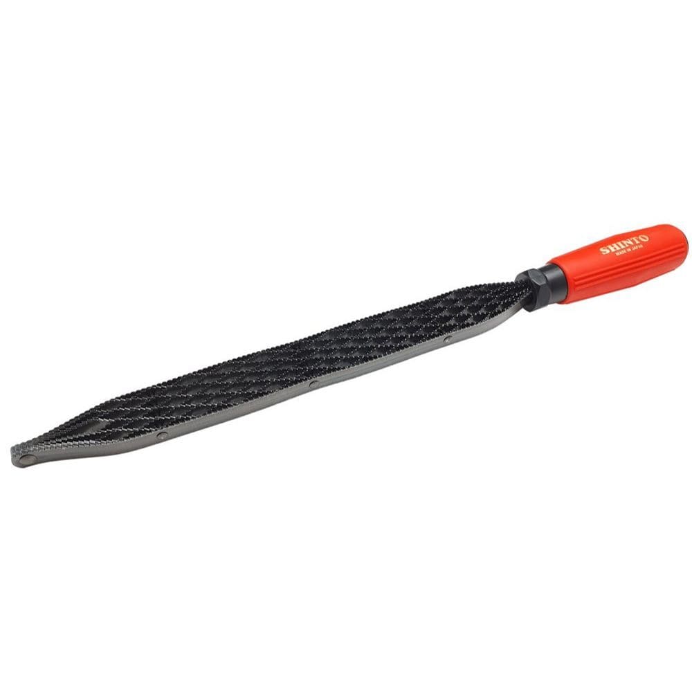 Shinto Saw Rasp 9.84 Inch Blade - Wood & Metal Filing Tool With Sandpaper